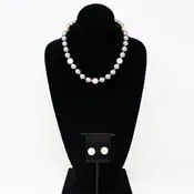#36317 Handmade Genuine Akoya Multi Color Pearl Jewelry Set