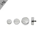 14g Internally Threaded Plain Disc End