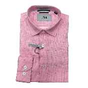 AMERICAN HERITAGE: Pin Dot Performance Boys Dress Shirt
