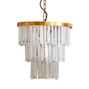 3 Tier Selenite Chandelier
