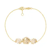 18K Amorfus Bracelet (1374) - Silver Cape Citrine, Yellow Light Citrine / YG