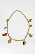 14k Necklace With (8) Pendants