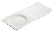 10-1/2″ x 5″ Porcelain Tray, Bright White, 24 pcs/case