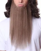 16″ Long Beard with lace backing