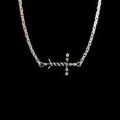 Mini Sterling Silver Side-Angle Pendant — Discover Laminin