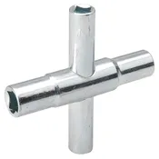 B&K Stem Key, 4-Way, Square, Steel