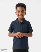 Baby And Toddler Boys Uniform Soft Pique Polo - Green