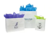 White Kraft Paper Shopping Bags