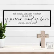2 Timothy Scripture Wall Decor