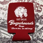 East Dallas Boozehounds "Boozie" Coozie — Oliver Peck's Anchor Screen Printing  Dallas Texas