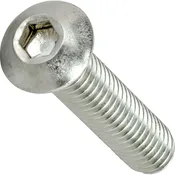 0-80 Button Head Socket Cap Screws Stainless Steel 18-8