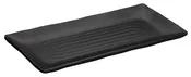 10-1/2″ x 4-1/2″ Melamine Rectangular Plate, Black, 24pcs/case