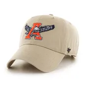 Auburn Khaki Vintage Eagle Clean Up Hat