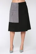 Alexandra Suede Skirt