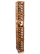 2 Column Individual Classic Mahogany Wine Rack (77.5″)