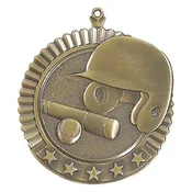 36130 Star Baseball Medal 2.75″