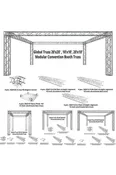 10x10 & 10x20 & 20x20 Modular Global Truss Trade Show Exhibit Booth (3 in 1)