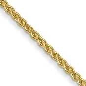 10K Yellow Gold 1.05mm Spiga Neckchain  - 20"