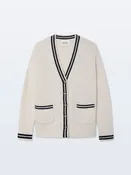 Cashmere Varsity Cardigan
