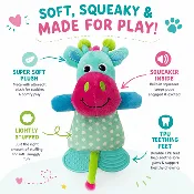 10" Giraffe Soft Dog Toy