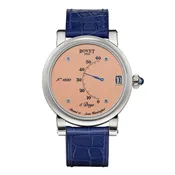 Recital 15 High Polished Titanium with Salmon Laquer Dial