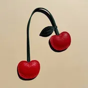 Bag Charm - Cherry