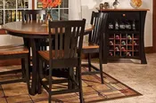 Amish Arts and Crafts Pub Dining Collection
