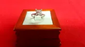 Womens 14k white gold ring