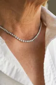 2.49ct Round Diamond Tennis Necklace — Lewis Jewelers