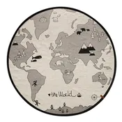 World Rug - Offwhite / Black