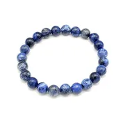 10MM SODALITE GEMSTONE STRETCH BRACELET ( 2503 10SOD )