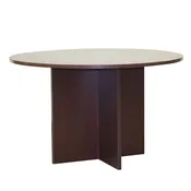 Ultra 47" Round Conference Table OFD-123MAH (Mahogany)