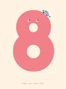 #8 Buddies Print - Black/Color