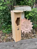 Cedar Screech Owl House / Nesting Box / Owl Box / Cedar Owl Shaped Opening
