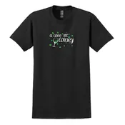 A Wee Bit Winey Black Tee