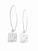 Delta Sigma Theta- Square Thread Earrings