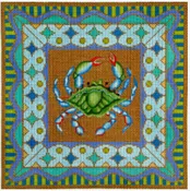 1-16 Blue Crab with Border