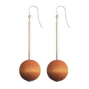 aarikka Elsa Cinnamon Orange Earrings