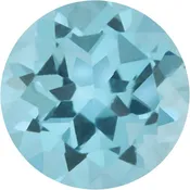 9mm Round Natural Sky Blue Topaz