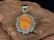 Spiny Oyster pendant by Artie Yellowhorse — The Naja