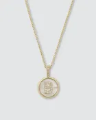Baby Love Letters Medallion Necklace