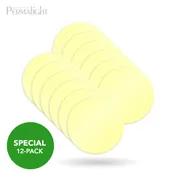 Anti-Skid Dots, Photoluminescent, Polycarbonate, Pack of 10 (2-3/8 in Diameter)