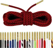 BLACK/RED ROPE LACES