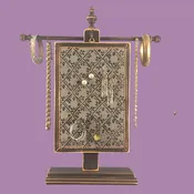 Hand-Painted Earring Holder – Diamond Design | Classic Series