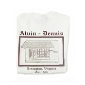 Alvin-Dennis White Short Sleeve T-Shirt