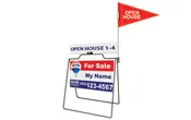 Black Steel A-Frame &amp;amp; Sign
