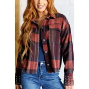 Already There Plaid Shacket