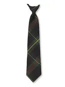 55 Plaid Clip On Tie