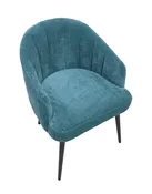 1838 Restaurant Chair - High Performance Upholstery - Metal Legs - Channel Back
