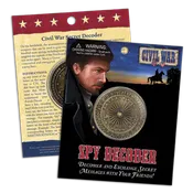 Civil War Secret Message Spy Decoder  TY-001-098